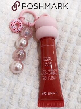 LANEIGE 2pcs-Cinamon & Sugar Glaze Tinted Lip Serum Duo + berry sleeping mask